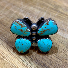 Load image into Gallery viewer, Butterfly Statement Ring Size 8.5
