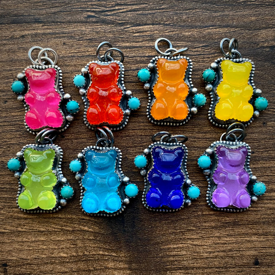 OG Gummy Pendant with Turquoise