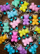 Load image into Gallery viewer, Pastel Gummy Pendants with Turquoise
